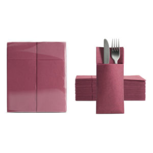 Salveta za pribor 32×38 cm bordo 50 kom/pack (7 kom/pak)