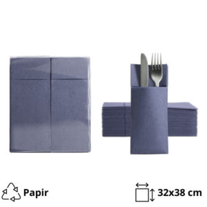 Salveta za pribor 32×38 cm plava 50 kom/pack [5 kom/pak]