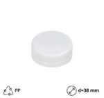 Poklopac za bocu PET d=38 mm bela [100 kom/pak]