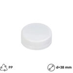 Poklopac za bocu PET d=38 mm bela [100 kom/pak]