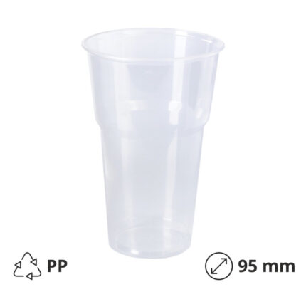 Čaša PP 500 ml providna (0.5 kom/pak) [50 kom/pak]