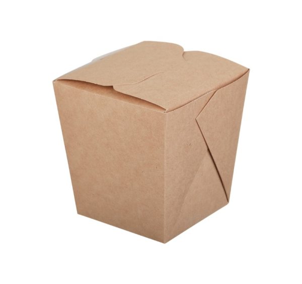 Kartonska kutija ECO Noodles 700 ml 81x81x106 mm pravougaono dno kraft [60 kom/pak]