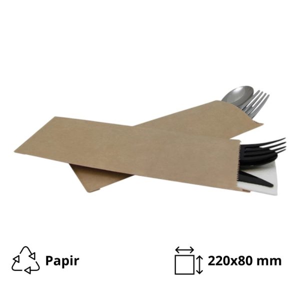Omotni sa pribor 220×80 mm, kraft [100 kom/pak]