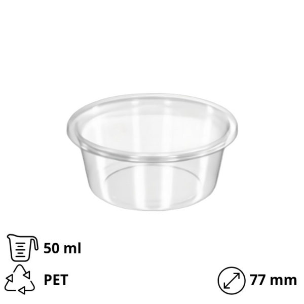 Posuda za sos sa poklopcem 50 ml [1000 kom/pak]