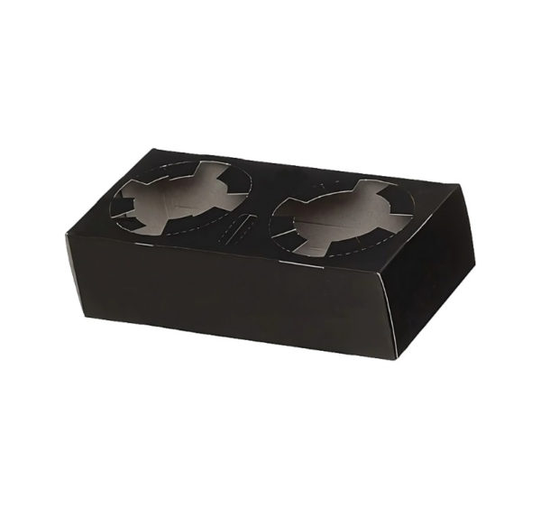 Držač za 2 čaše 19x10x4.5 cm crna [50 kom/pak]