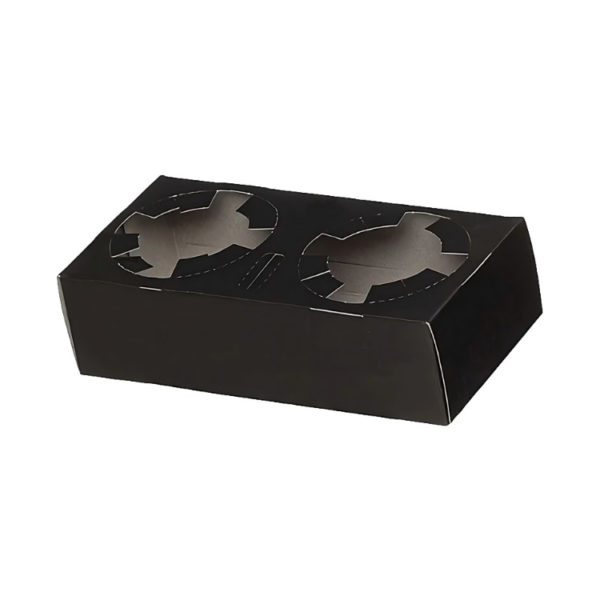 Držač za 2 čaše 19x10x4.5 cm crna [50 kom/pak]