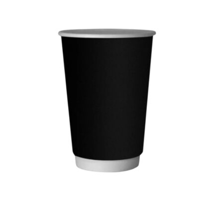 Papirna čaša termo 400 ml d=90 mm Crni lak [108 kom/pak]