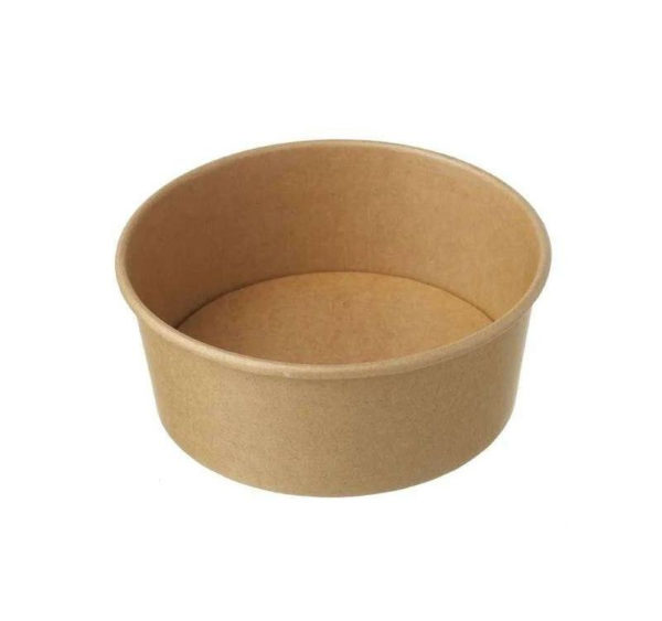 Papirnata posuda 1000 ml d=187 mm h=50 mm, kraft [200 kom/pak]