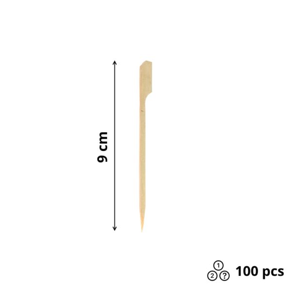 Pika za kanape bambus 9 cm Golf 100 kom