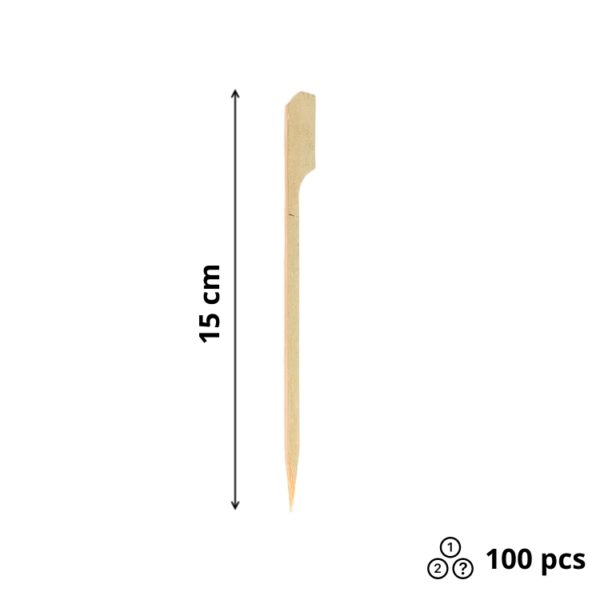 Pika za kanape bambus 15 cm Golf 100 kom