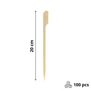 Pika za kanape bambus 20 cm Golf 100 kom