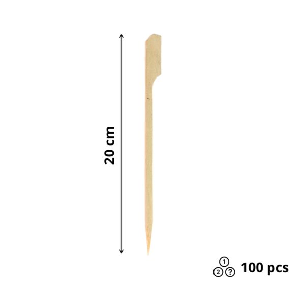 Pika za kanape bambus 20 cm Golf 100 kom