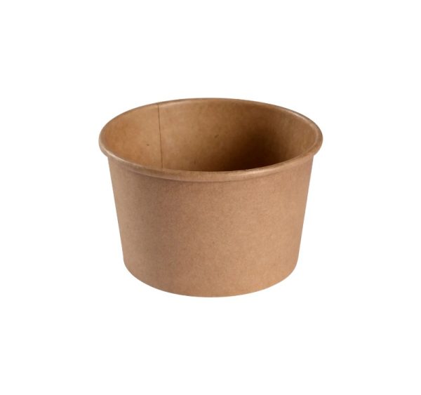 Kartonska posuda za supu 240 ml d=90 mm h=60 mm kraft 25 kom