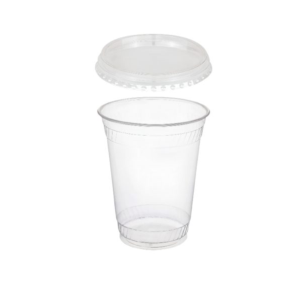 Čaša rPET za poklopcem 350 ml d=95 mm h=80 mm [50 kom/pak]