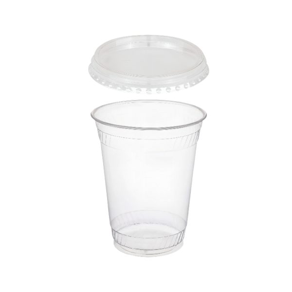 Čaša rPET za poklopcem 350 ml d=95 mm h=80 mm [50 kom/pak]
