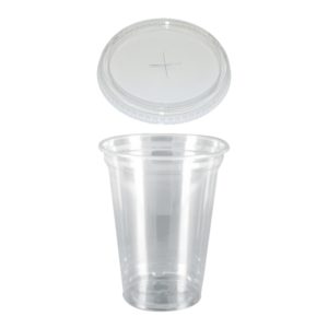 Čaša rPET za poklopcem 400 ml d=95 mm h=80 mm [50 kom/pak]