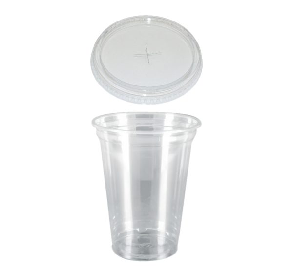 Čaša rPET za poklopcem 400 ml d=95 mm h=80 mm [50 kom/pak]