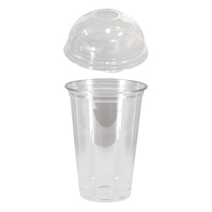 Čaša Shake za poklopcem sa rupom 500 ml, d=95mm, prozirni rPET [100 kom/pak]