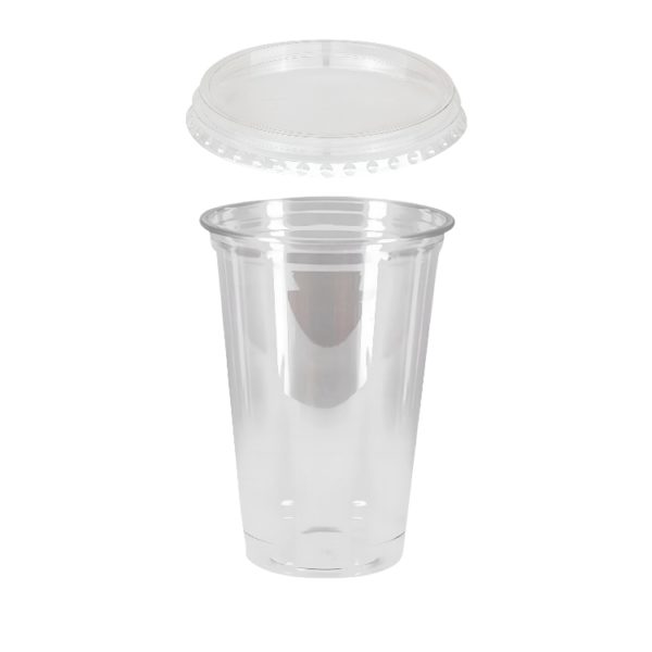 Čaša Shake za poklopcem 500 ml, d=95mm, prozirni rPET [50 kom/pak]