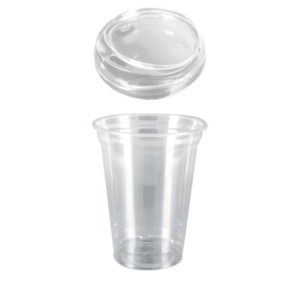 Čaša rPET za poklopcem 400 ml d=95 mm h=80 mm [100 kom/pak]