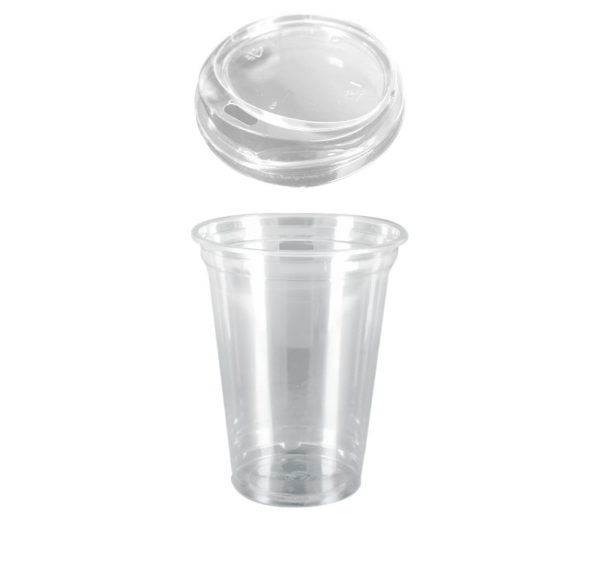 Čaša rPET za poklopcem 400 ml d=95 mm h=80 mm [100 kom/pak]