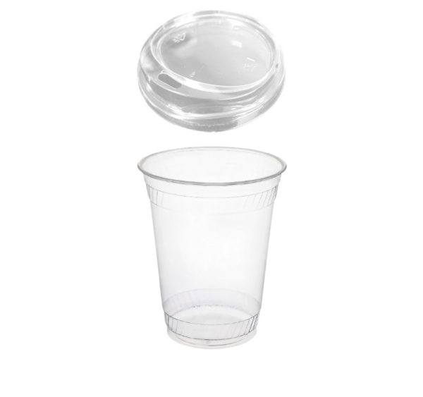 Čaša rPET za poklopcem 350 ml d=95 mm h=80 mm [100 kom/pak]