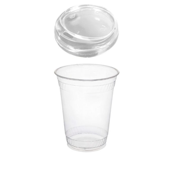 Čaša rPET za poklopcem 350 ml d=95 mm h=80 mm [100 kom/pak]