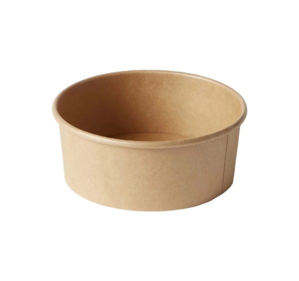 Papirnata posuda 750 ml d=145 mm h=68 mm kraft 50 kom