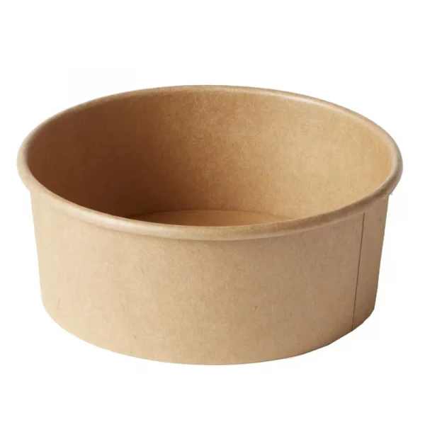 Papirnata posuda 750 ml d=145 mm h=68 mm kraft 50 kom