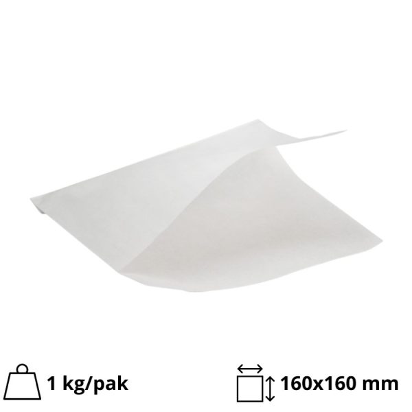 Kesa za hamburgere bela 16х16 1 kg [10 kom/pak]