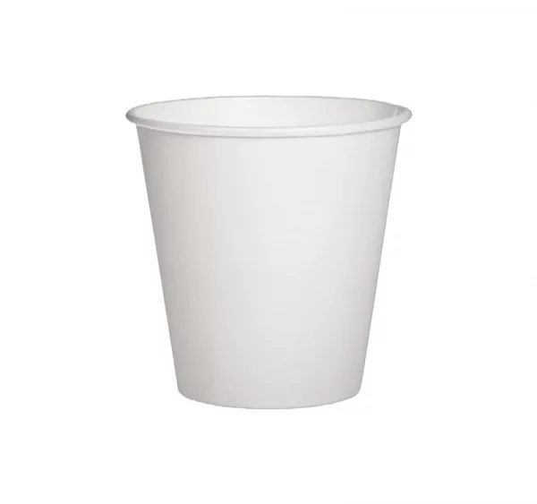 Čaša papirnata 1-sl 100 (120) ml d=62 mm bela 100 kom
