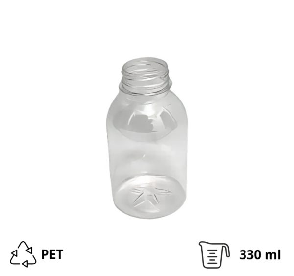 Flaša PET 0,33 litara d=38 mm [200 kom/pak]