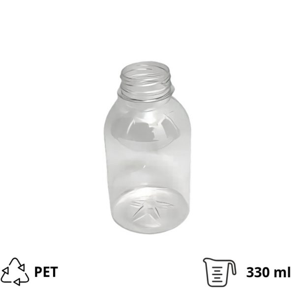 Flaša PET 0,33 litara d=38 mm [200 kom/pak]