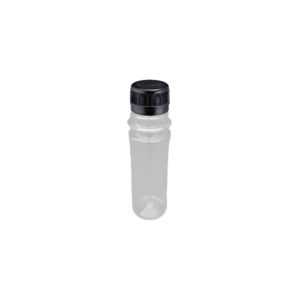 Flaša PET za sos 50 ml sa crnim poklopcem d=28 mm, 200 kom