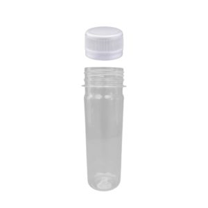 Flaša PET za sos 100 ml sa belim poklopcem d=28 mm, 200 kom