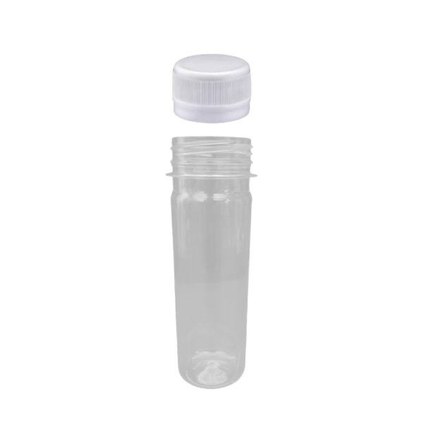 Flaša PET za sos 100 ml sa belim poklopcem d=28 mm, 200 kom