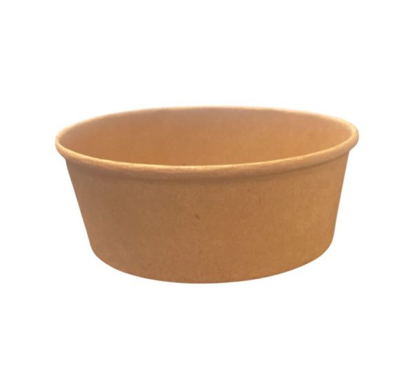 Papirnata posuda 500 ml d=145 mm h=54 mm, kraft 50 kom