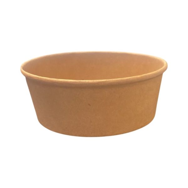 Papirnata posuda 500 ml d=145 mm h=54 mm, kraft 50 kom