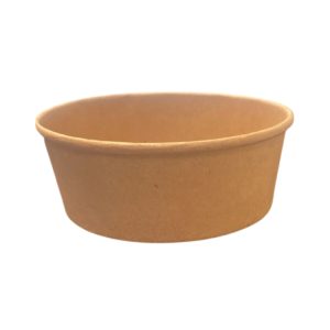 Papirnata posuda 500 ml d=145 mm h=54 mm, kraft 50 kom