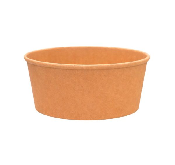 Papirnata posuda 500 ml d=145 mm h=54 mm, kraft 50 kom