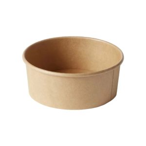 Papirnata posuda 750 ml d=145 mm h=68 mm kraft 50 kom