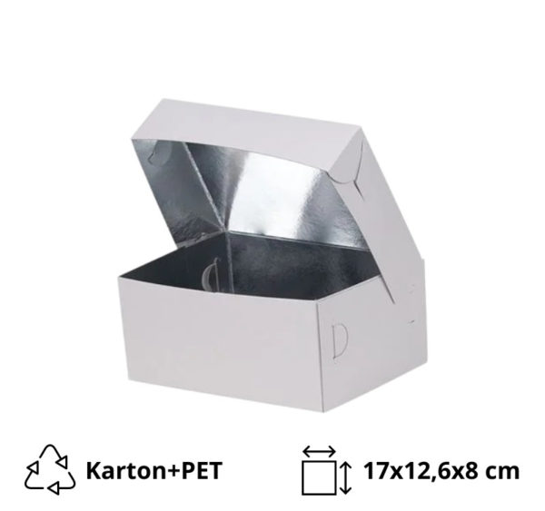 Kutije za roštilj 17х12,6х8 cm 0,5 – 1 kg bela [158 kom/pak]