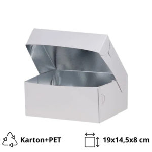 Kutije za roštilj 1 kg 19х14,5х8 cm bela [10 kom/pak]