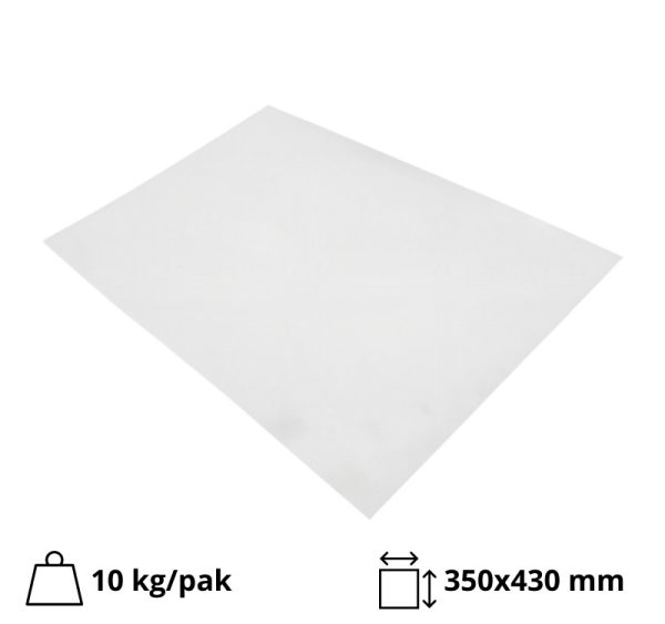 Papir pekarski beli mat 45 gr 30×43 10 kg