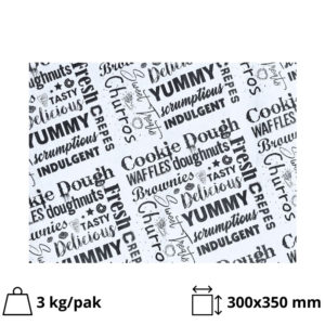 Omot za hamburger 30×35 1000 kom