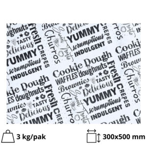 Omot za hamburger 30×50 1000 kom