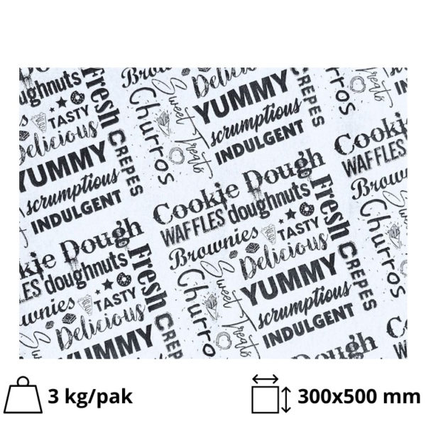 Omot za hamburger 30×50 1000 kom
