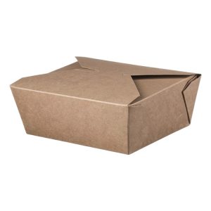 Kartonska kutija Take Away 1500 ml 170x145x65 mm kraft 50 kom