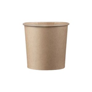 Kartonska posuda 340 ml d=90 mm h=85 mm kraft 50 kom/pak