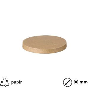 Poklopac papirnat kraft d=90 mm 50 kom